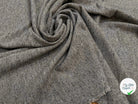 MOLLETON COTON ÉLASTANNE CHINÉ GRIS - My Little Coupon