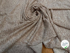 MOLLETON COTON ÉLASTANNE COULEUR LIN CHINÉ - My Little Coupon