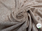 MOLLETON COTON ÉLASTANNE COULEUR LIN CHINÉ - My Little Coupon