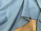 MOLLETON GRATTÉ TOUT DOUX 100% COTON BLEU AQUA GRANDE LAIZE - My Little Coupon