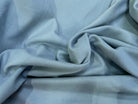 MOLLETON GRATTÉ TOUT DOUX 100% COTON BLEU AQUA GRANDE LAIZE - My Little Coupon