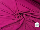 MOLLETON LÉGER VISCOSE STRIÉ AUBERGINE FUCHSIA - My Little Coupon - tissu - coudre
