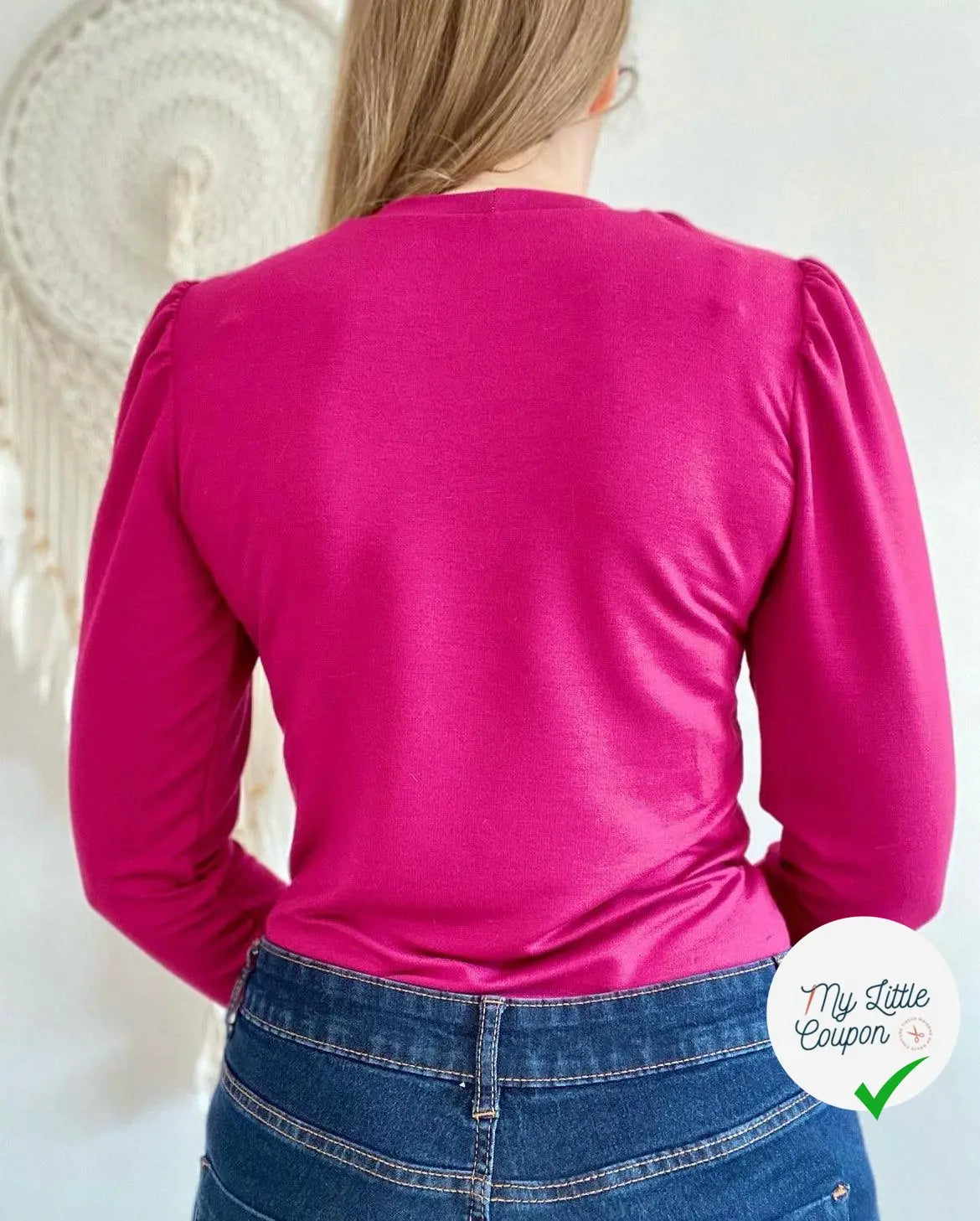MOLLETON LÉGER VISCOSE STRIÉ AUBERGINE FUCHSIA - My Little Coupon - tissu - coudre