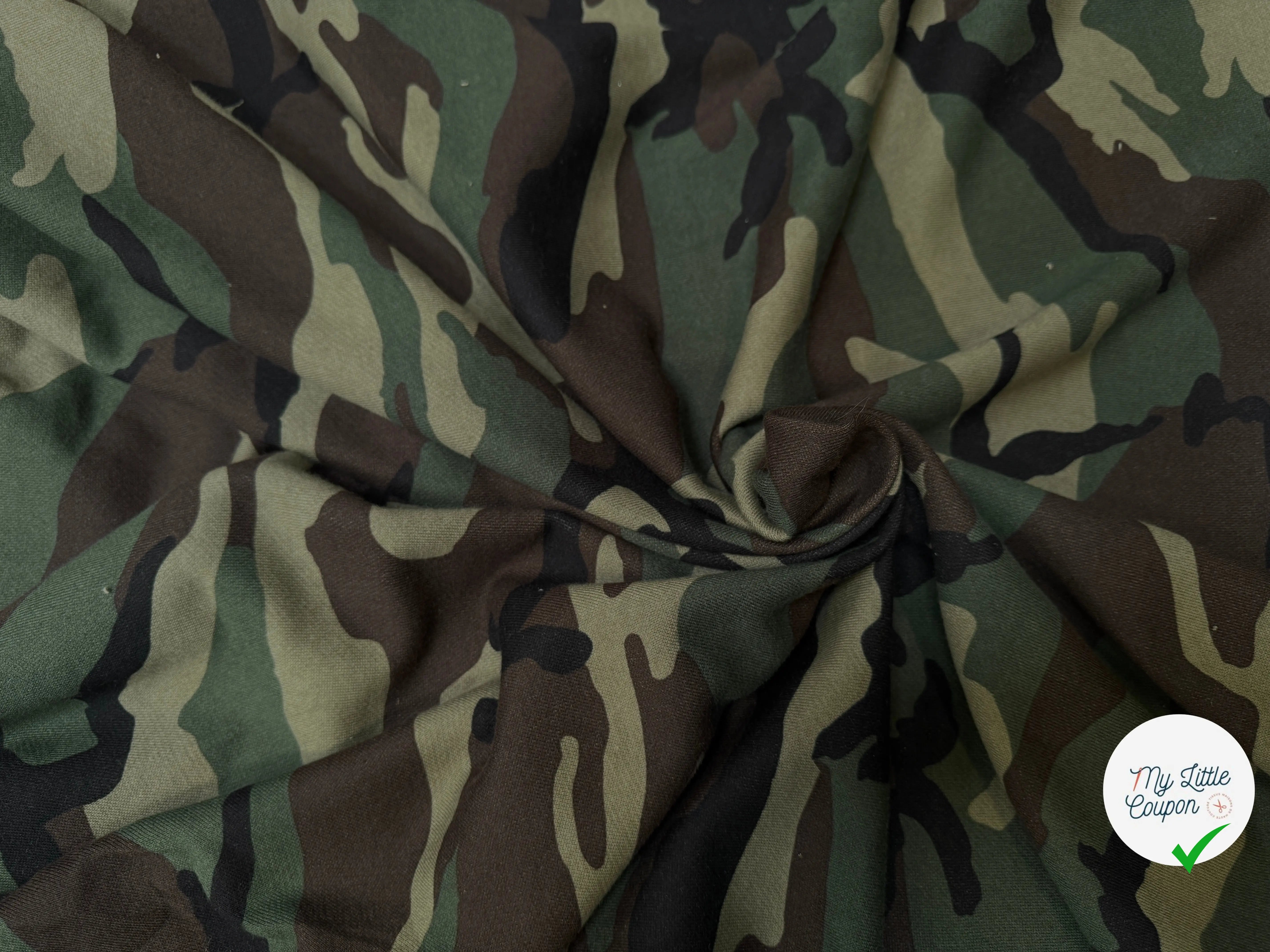 MOLLETON SWEAT 100% COTON ARMY - My Little Coupon