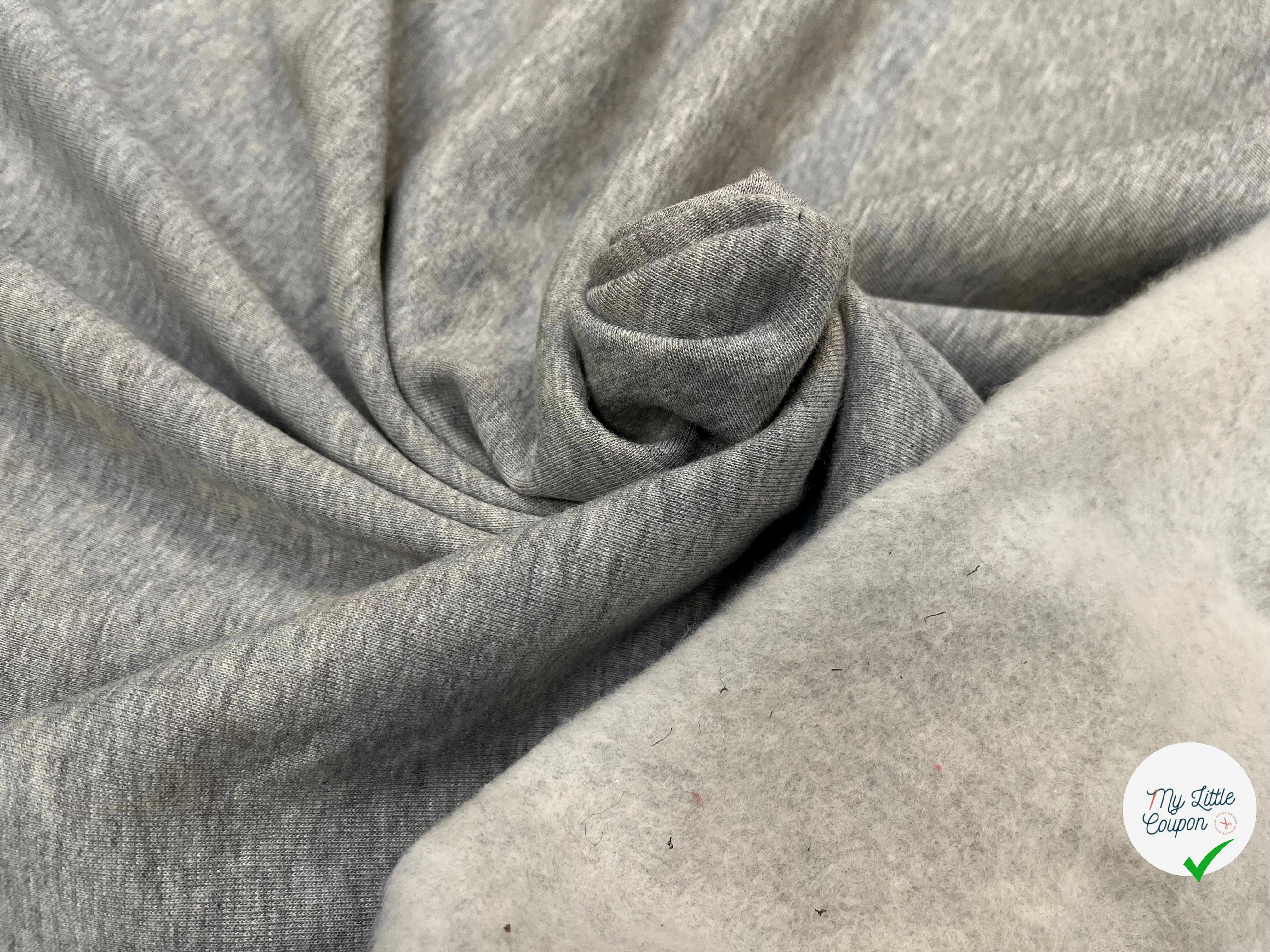 MOLLETON SWEAT GRIS CHINÉ 150CM - My Little Coupon