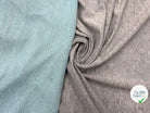 MOLLETON VISCOSE REVERSIBLE GRIS CHINÉ - My Little Coupon - tissu - coudre