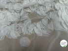 MOTIF PÉTALES COUSUES BLANC - My Little Coupon