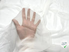 MOUSSELINE DE SOIE BLANC OPTIQUE - My Little Coupon - tissu - coudre