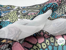 MOUSSELINE DE SOIE IMPRIMÉ SNAKE MULTICOLORE VARIÉTÉ GREEN - My Little Coupon - tissu - coudre