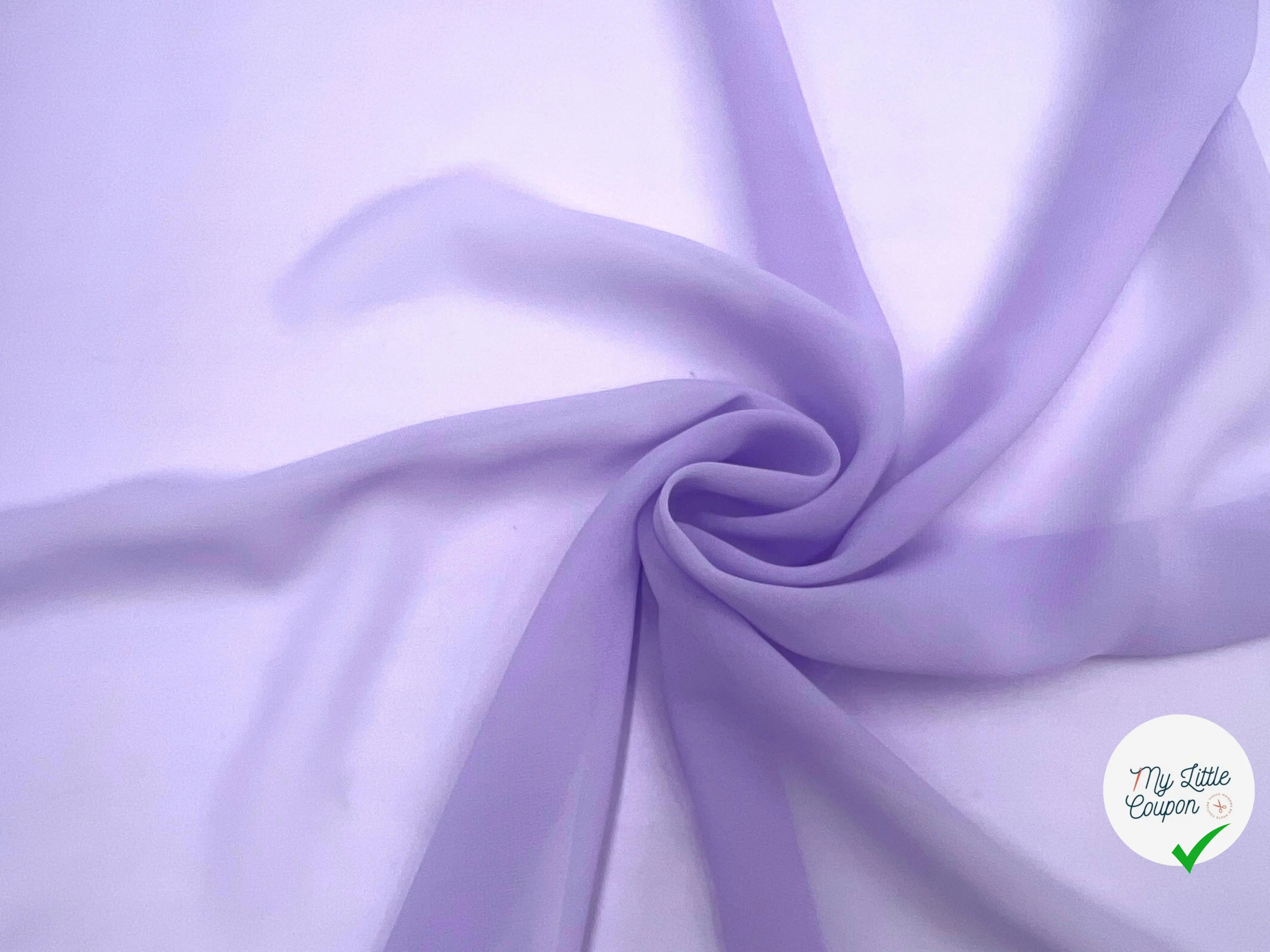 MOUSSELINE LILAS - My Little Coupon - tissu - coudre