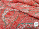 MOUSSELINE OEIL DE PAON ROUGE - My Little Coupon