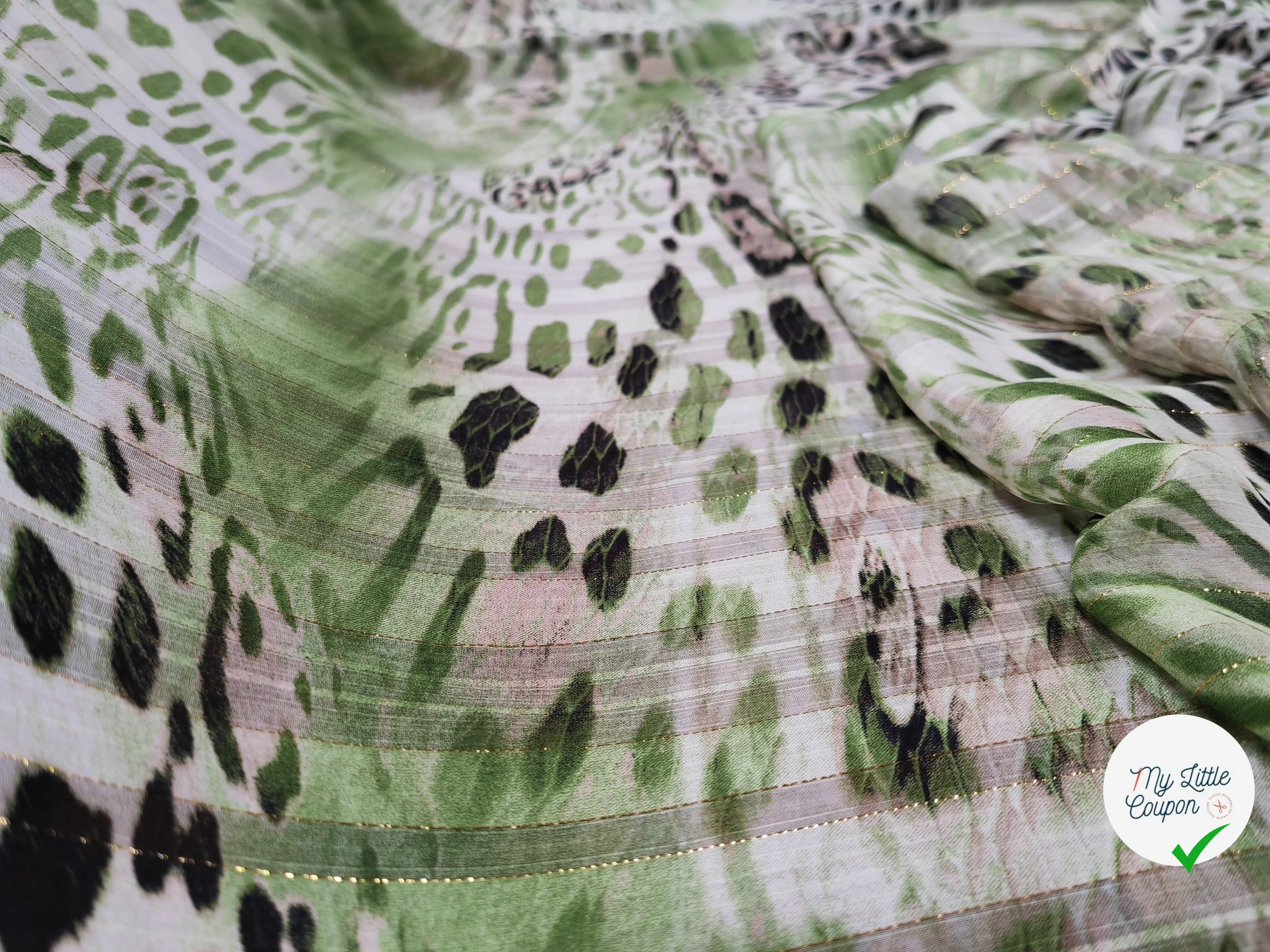 MOUSSELINE OSLOW LEOPARD VERT - My Little Coupon