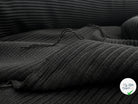 MAILLE OTTOMAN NOIRE - coupon de tissu de 3 mètres - My Little Coupon - tissu - coudre