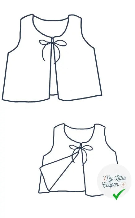 Marcel, patron de couture de gilet de berger - L'Enfant Roi - My Little Coupon