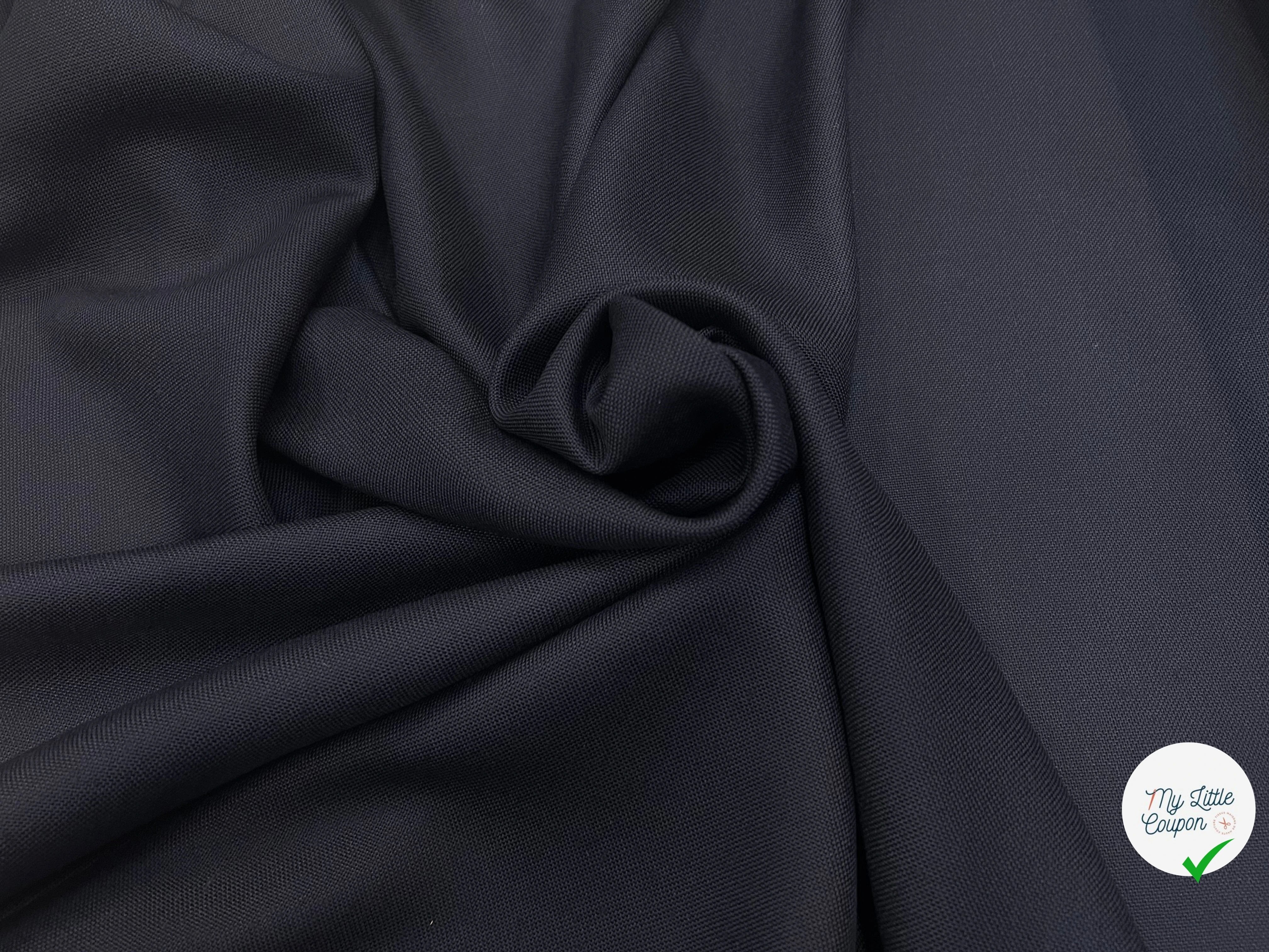 NATTE VISCOSE CANEVAS MARINE - My Little Coupon