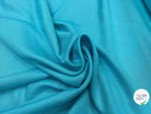 NATTE VISCOSE CANEVAS TURQUOISE - My Little Coupon