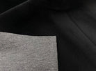 NÉOPRÈNE OTTOMAN CONTRECOLLÉ NOIR DOUBLE FACE - coupon de tissu de 3 mètres - My Little Coupon - tissu - coudre