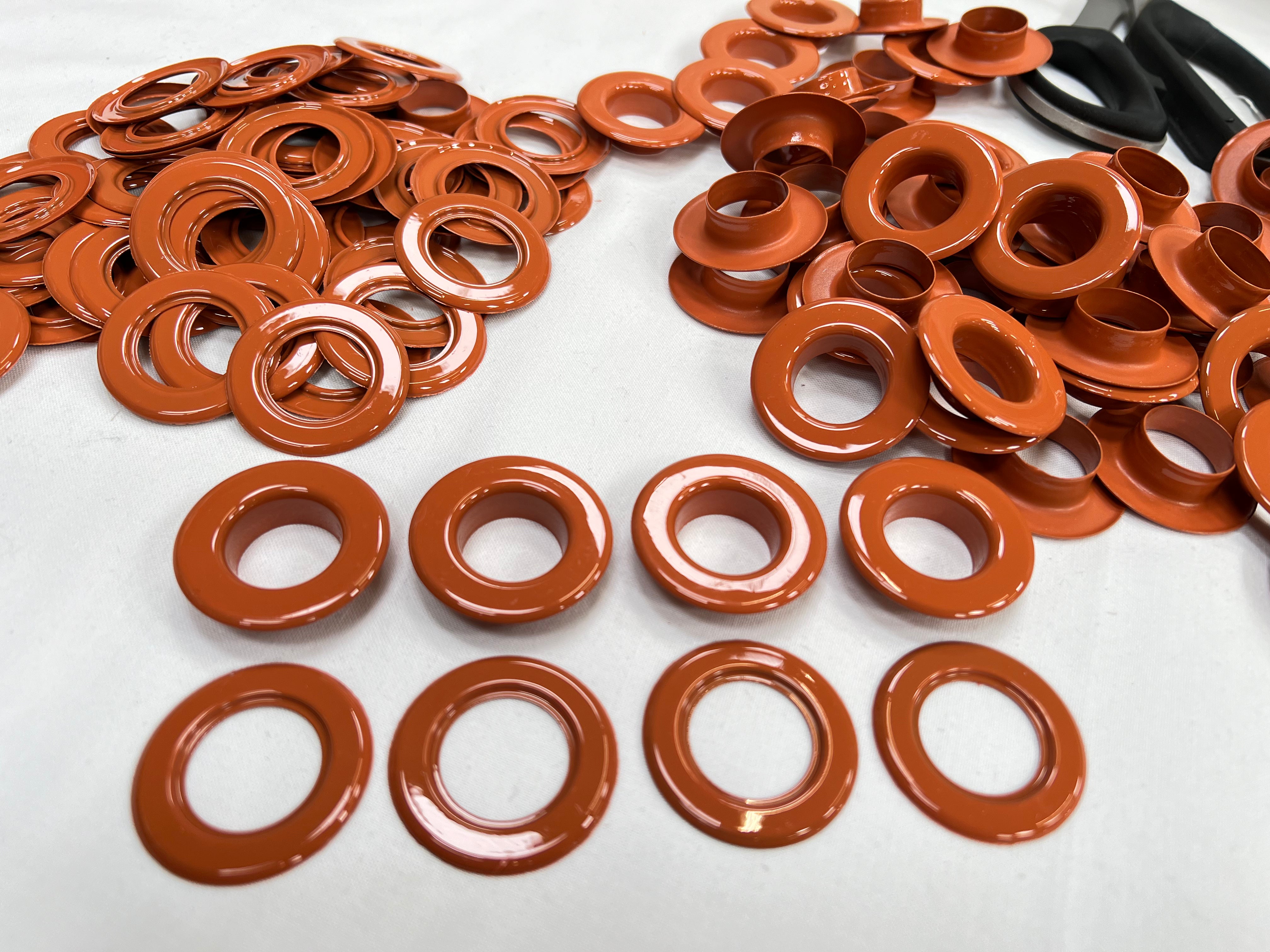 OEILLET A SERTIR ORANGE (lot de 2) - My Little Coupon