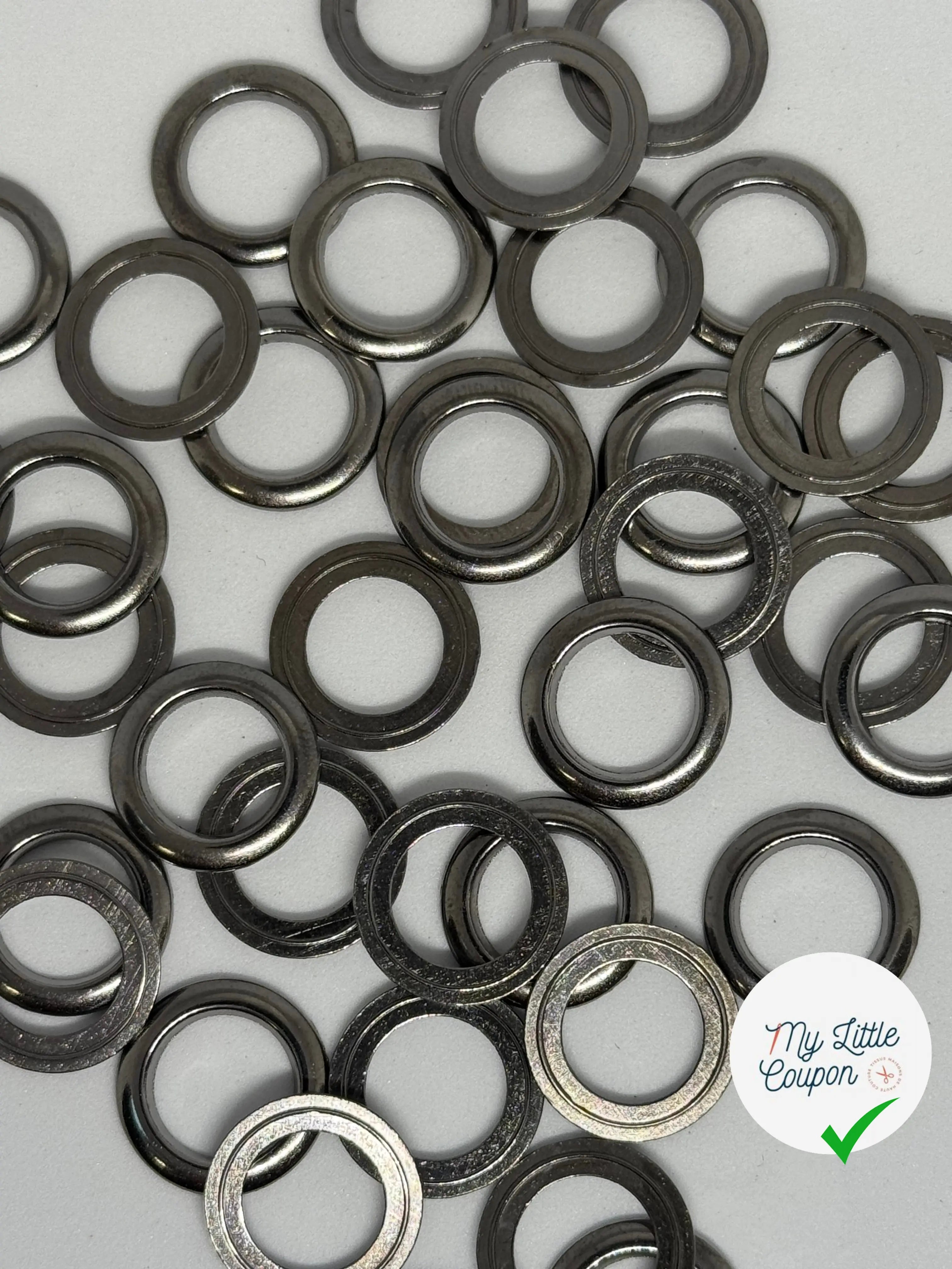 OEILLETS METAL ARGENTÉ - My Little Coupon