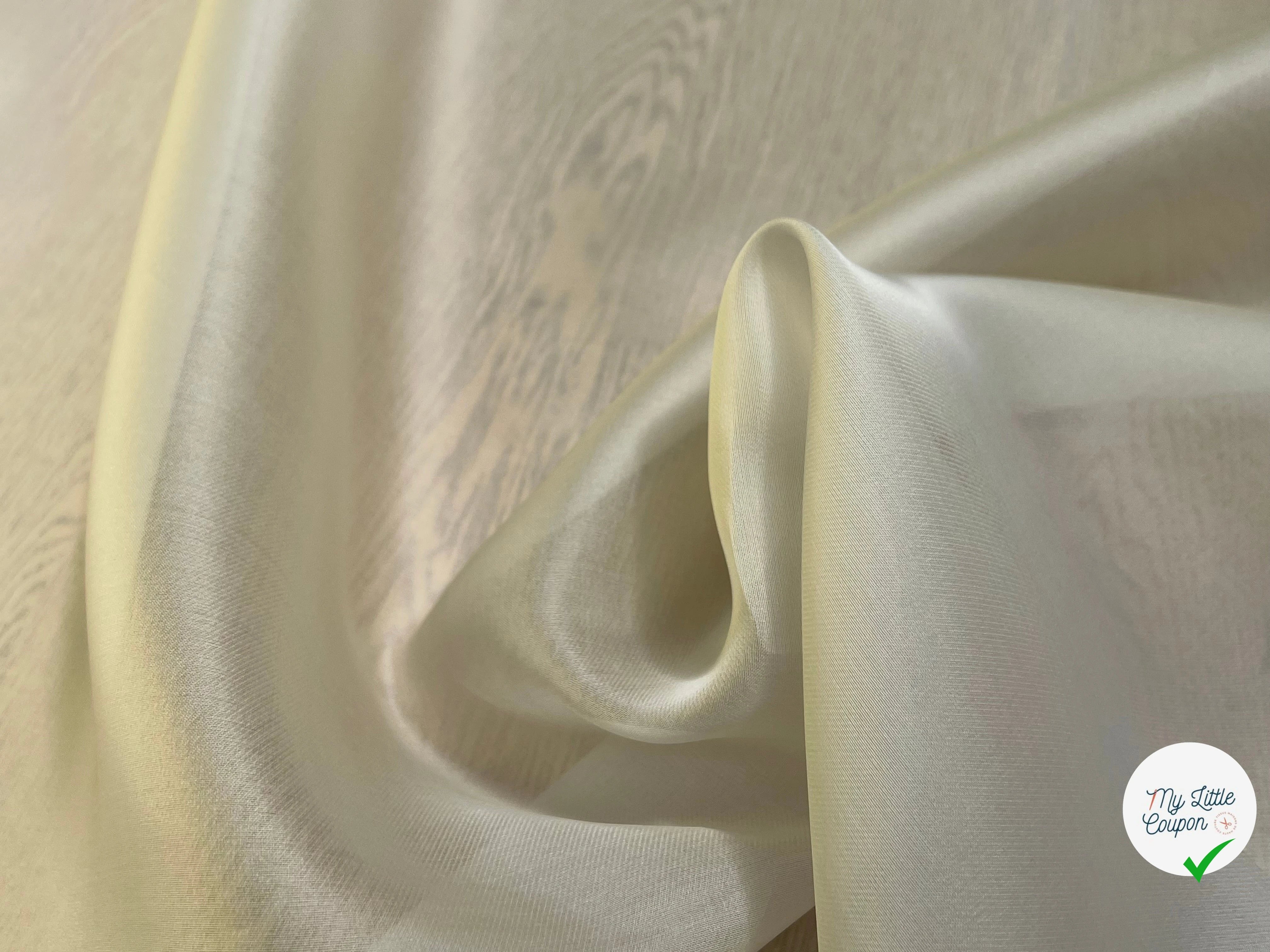 ORGANZA DE SOIE BEIGE CLAIR - My Little Coupon