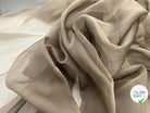 ORGANZA DE SOIE MARRON GLACÉ - coupon de tissu de 3 mètres - My Little Coupon - tissu - coudre