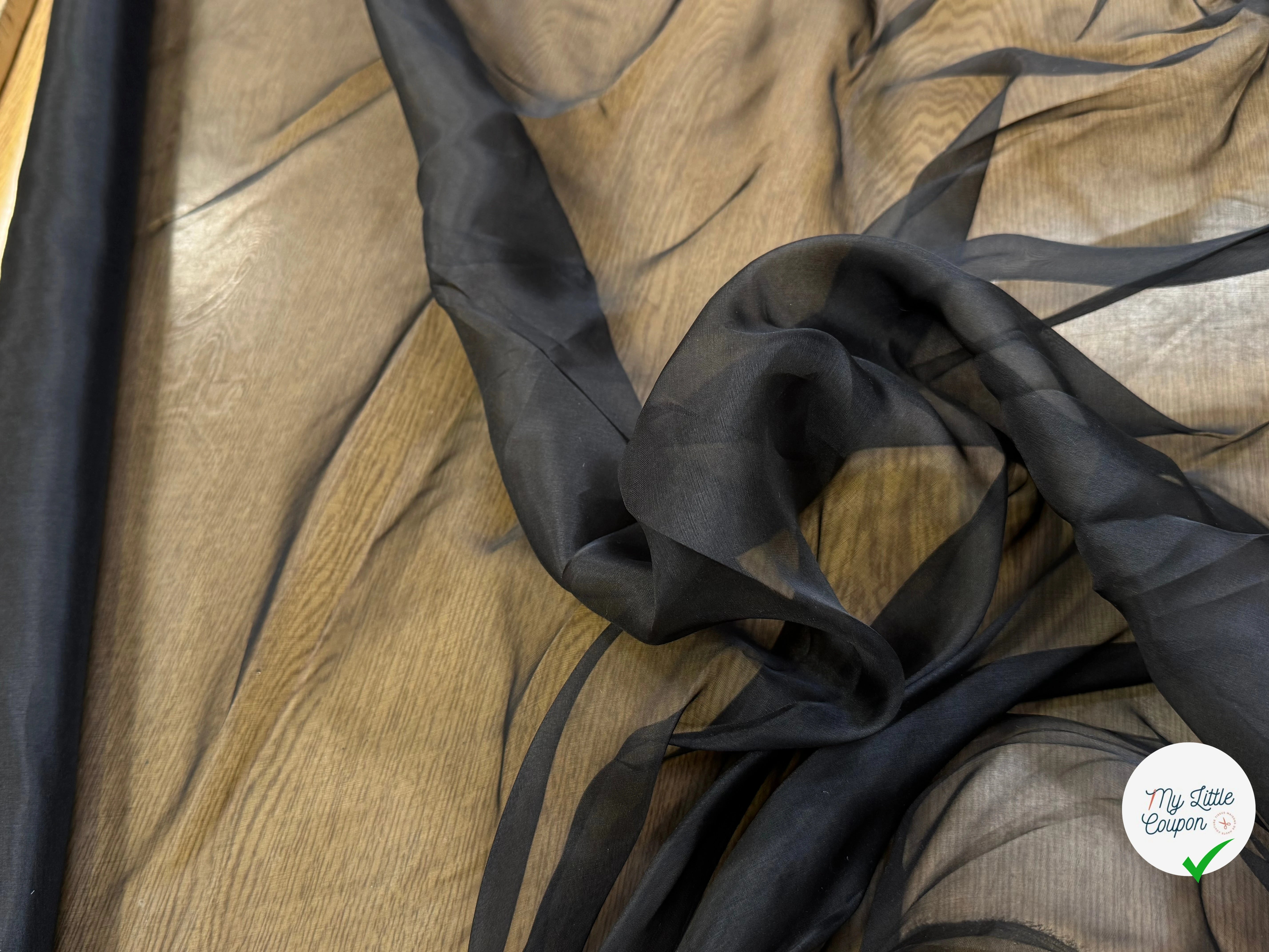 ORGANZA DE SOIE NOIR 30 - My Little Coupon