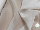 ORGANZA LÉGÈREMENT CREPÉ PALE - My Little Coupon