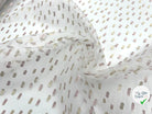 ORGANZA PROJECTION DE SPOTS MÉTALLISÉS DORÉS - My Little Coupon - tissu - coudre