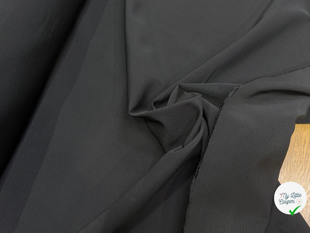 OTTOMAN 100% VISCOSE NOIR PARFAITE TENUE - My Little Coupon