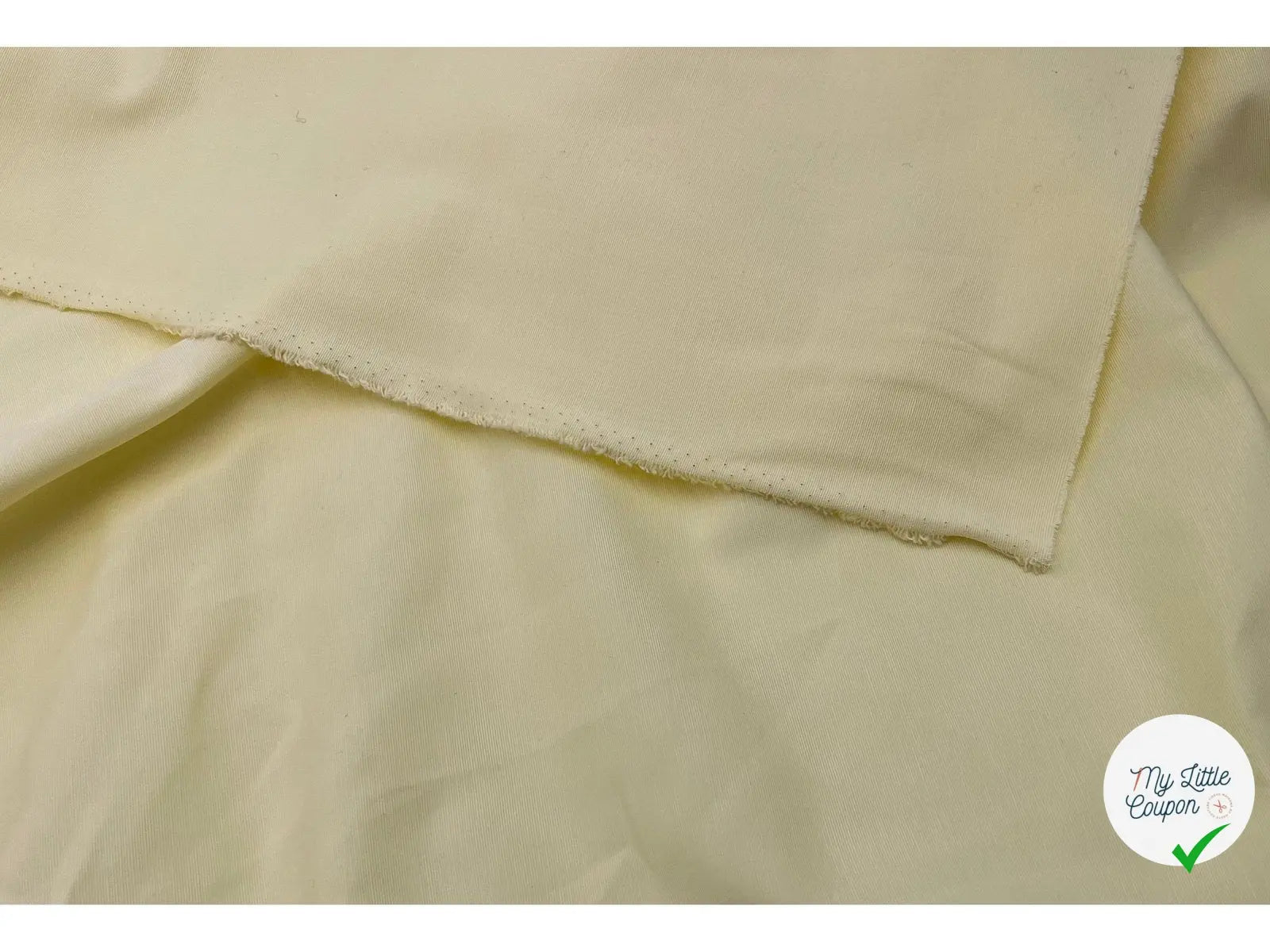 OTTOMAN JAUNE PAILLE - coupon de tissu de 3 mètres - My Little Coupon - tissu - coudre