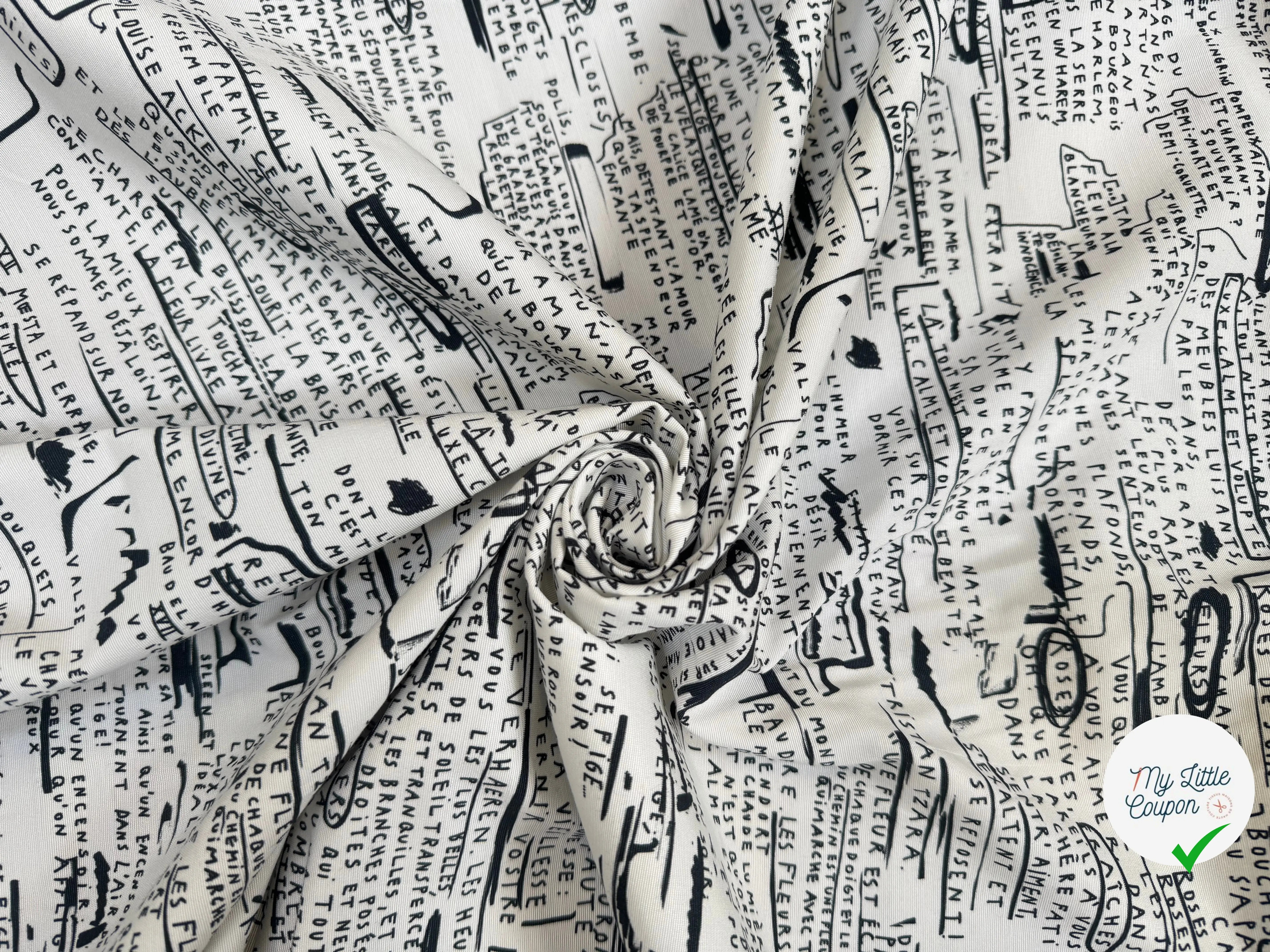 OTTOMAN VISCOSE MOT D'AMOUR - My Little Coupon