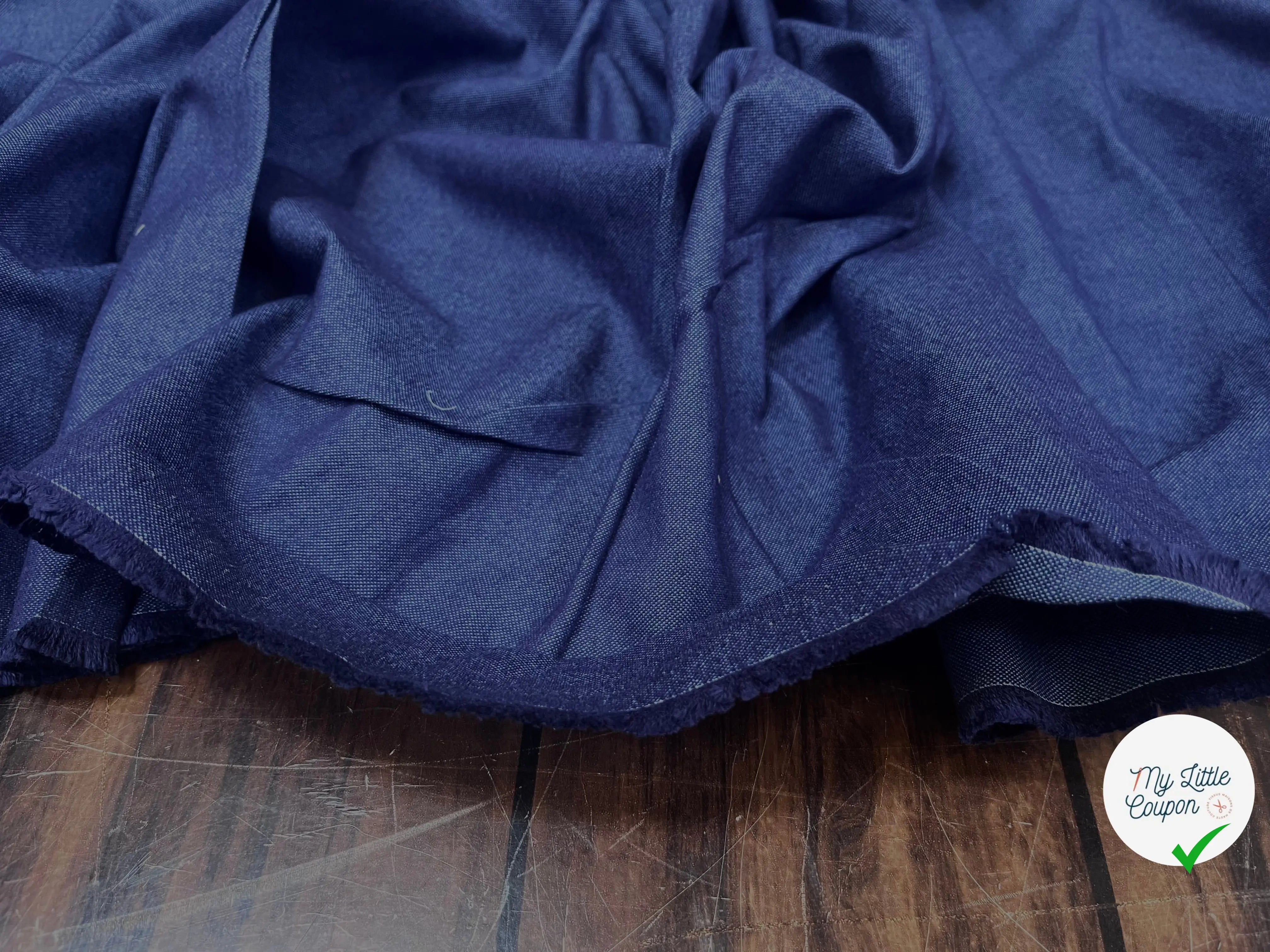 OXFORD CHEMISE COTON EFFET JEAN UNI - My Little Coupon
