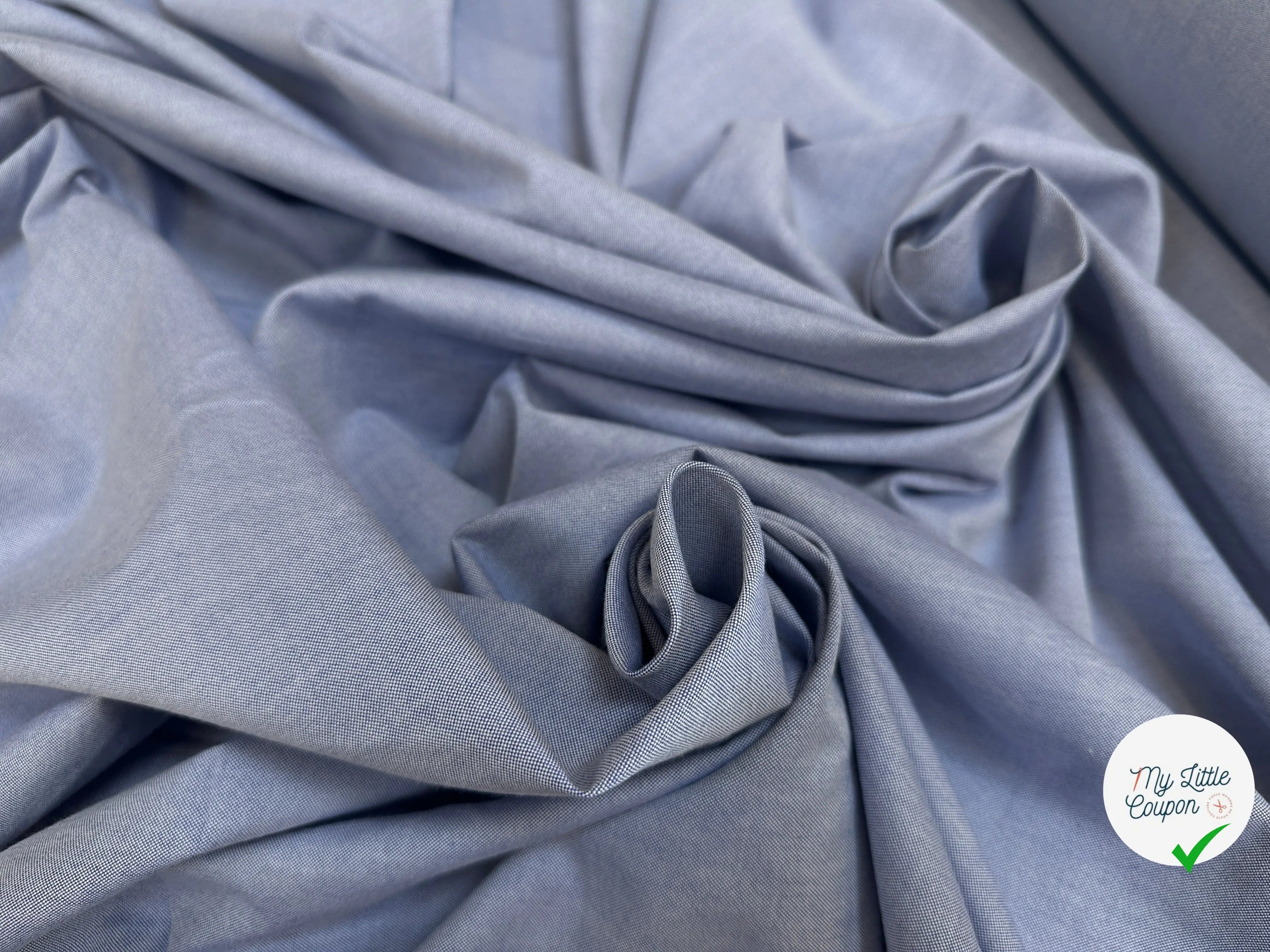 OXFORD ORIGINAL COTON ÉGYPTIEN QUALITÉ SUPÉRIEUR BLEU - My Little Coupon