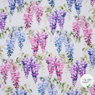 PANAMA PREMIUM IMPRIMÉ DIGITAL (151030-1499) CHARME DE GLYCINES SEREINES - My Little Coupon