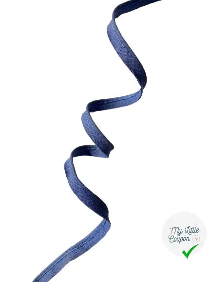 PASSEPOIL BLEU MAJORELLE COTON 8MM - My Little Coupon