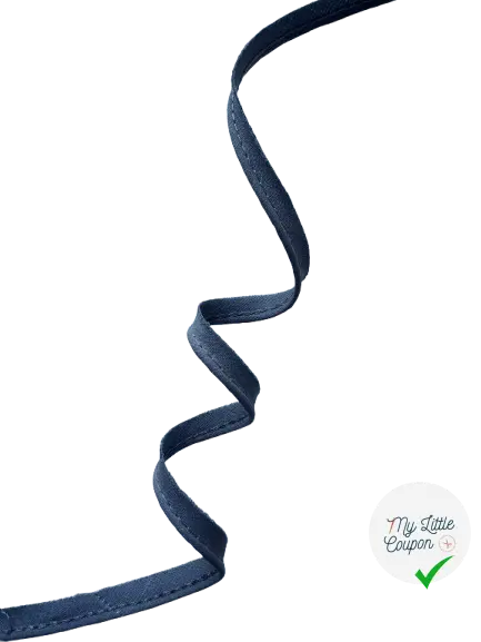 PASSEPOIL GRIS FONCÉ COTON 8MM - My Little Coupon