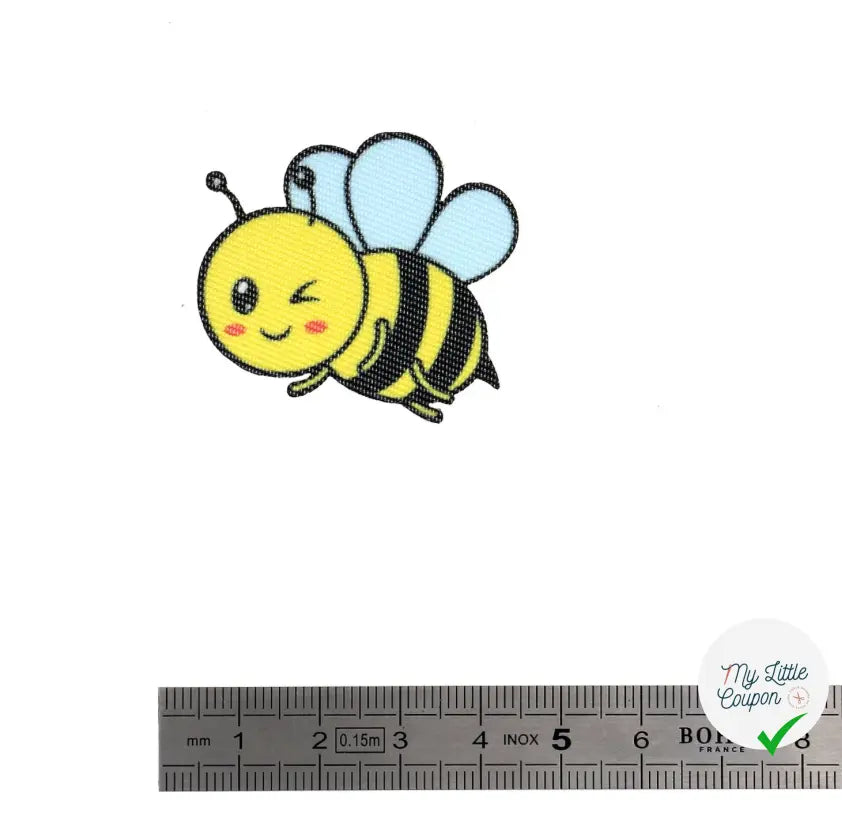 PATCH THERMOCOLLANT MINIPATCHI - MODÈLE ABEILLE - My Little Coupon