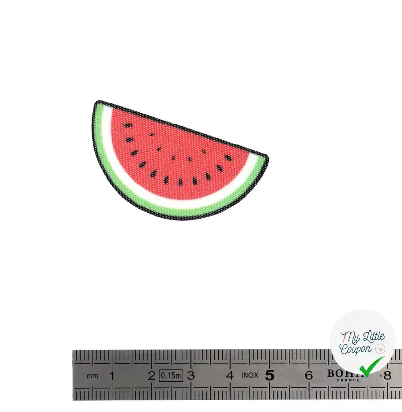 PATCH THERMOCOLLANT MINIPATCHI - MODÈLE PASTÈQUE - My Little Coupon