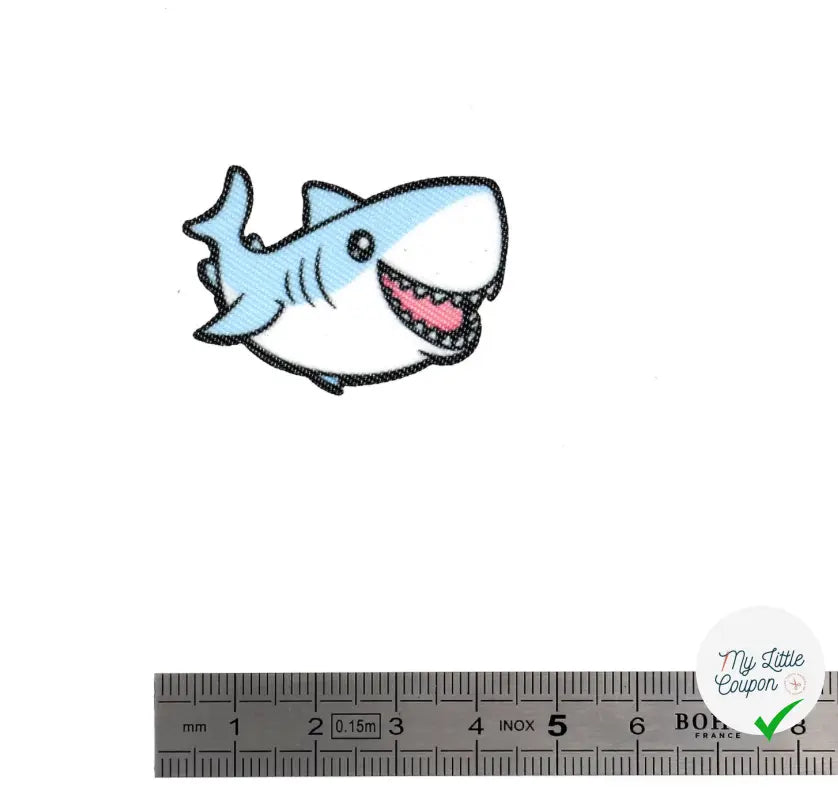 PATCH THERMOCOLLANT MINIPATCHI - MODÈLE REQUIN - My Little Coupon