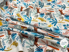 PERCALE COTON SIMBA BLEU PRINT - My Little Coupon