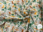 PERCALE COTON SIMBA VERT PRINT - My Little Coupon