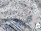 PERCALE DE COTON ACAJOU BLEU - My Little Coupon