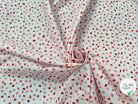 PERCALE DE COTON AMOUR BLANC - My Little Coupon