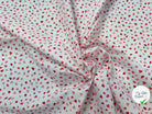 PERCALE DE COTON AMOUR BLANC - My Little Coupon