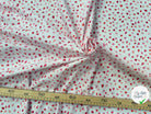 PERCALE DE COTON AMOUR BLANC - My Little Coupon