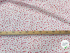 PERCALE DE COTON AMOUR BLANC - My Little Coupon