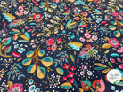 PERCALE DE COTON ANCOLIE ARDOISE - My Little Coupon