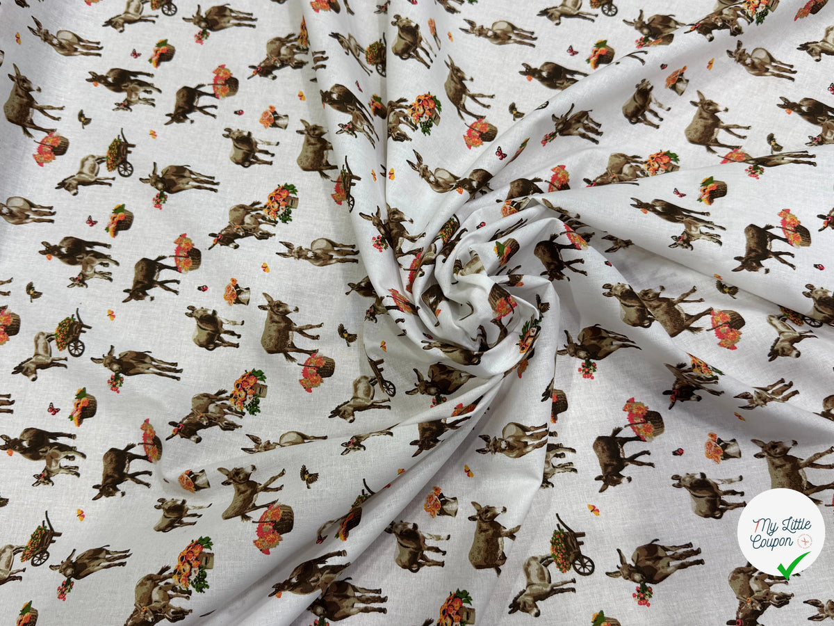 PERCALE DE COTON ANE BLANC 150 CM - My Little Coupon