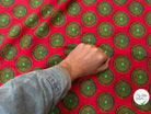 PERCALE DE COTON BAZIN ROUGE 150 CM - My Little Coupon