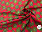 PERCALE DE COTON BAZIN ROUGE 150 CM - My Little Coupon